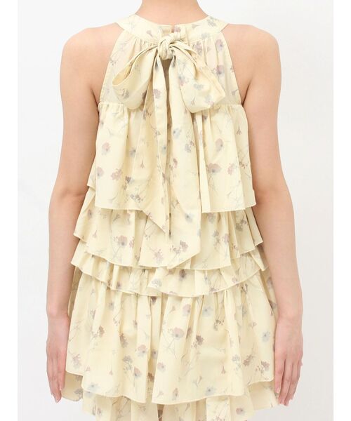 RESEXXY（リゼクシー）の「【memorif.】フラワーアメスリラッフルチュニック【セットアップ着用可能】（その他トップス・レディース・イエロー/ホワイト・FREE）」の12枚目の写真