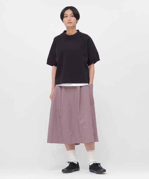 MHL.（エムエイチエル）の「DRY COTTON JERSEY（Tシャツ/カットソー・レディース・ホワイト/ローズ/グレー/ブラック・2）」の10枚目の写真