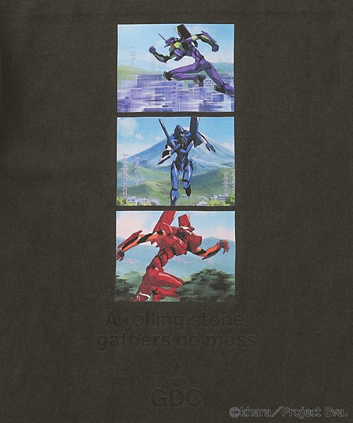 GDC（ジーディーシー）の「【GDC×EVANGELION】Eva Tee（Tシャツ/カットソー・メンズ・チャコール・SMALL/MEDIUM/LARGE/X-LARGE）」の2枚目の写真
