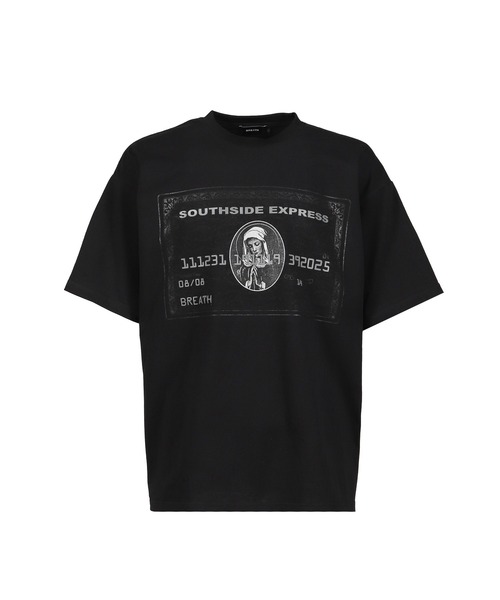 BREATH(ブレス)の「BLACK CARD TEE(Tシャツ/カットソー・メンズ・ブラック/ホワイト・MEDIUM/SMALL/X-LARGE/LARGE)」の1枚目の写真