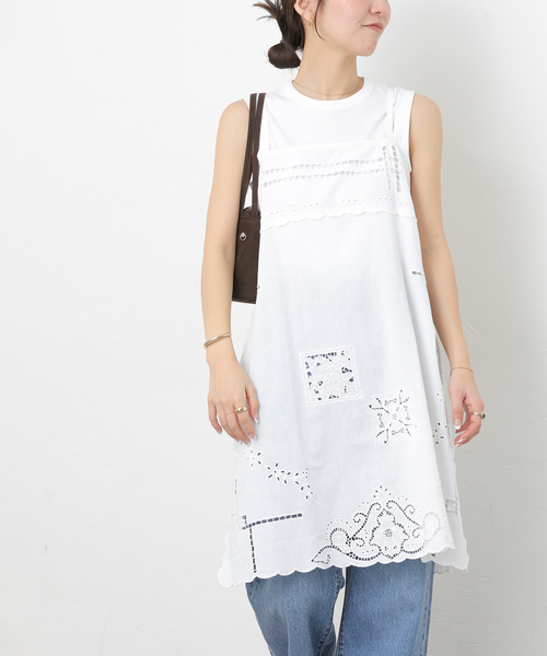 JOURNAL STANDARD relume（ジャーナルスタンダード　レリューム）の「スクエアエンブロイダリーチュニック（チュニック・レディース・ブラック/ホワイト・FREE）」の20枚目の写真