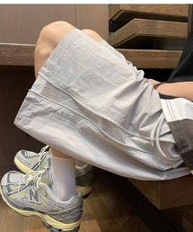 link lot | ジップ付きサイドメッシュナイロンショーツパンツ(その他パンツ)