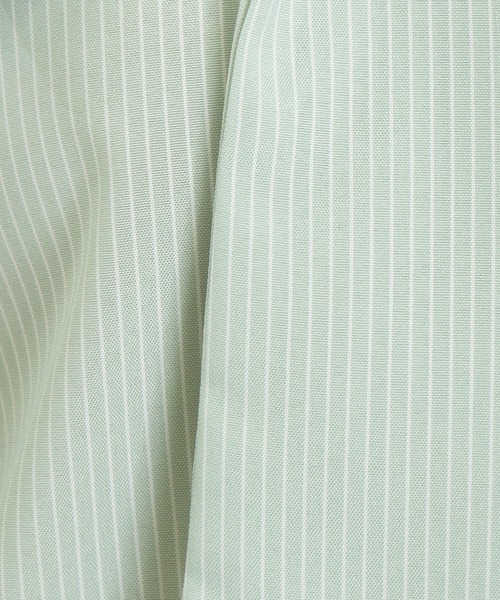 ASTORIA ODIER（アストリアオディール）の「リボンタイシャツブラウス（シャツ/ブラウス・レディース・ミント/ホワイト/ブルー・MEDIUM）」の4枚目の写真