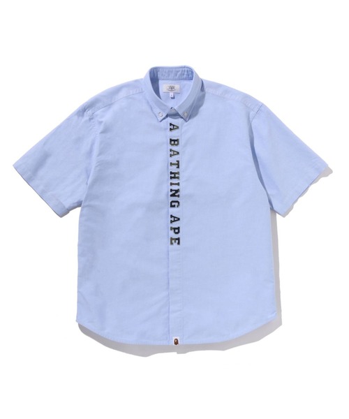1ST CAMO APPLIQUE OXFORD SS SHIRT（シャツ/ブラウス）｜A BATHING