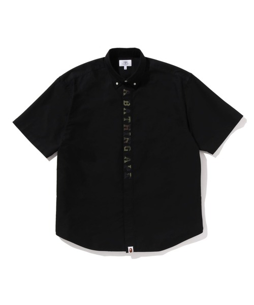 A BATHING APE(アベイシングエイプ)の「1ST CAMO APPLIQUE OXFORD SS SHIRT(シャツ/ブラウス・メンズ・ブラック/ブルー/ホワイト・SMALL/X-LARGE/LARGE/MEDIUM/XX-LARGE)」の3枚目の写真