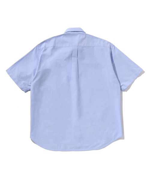 A BATHING APE(アベイシングエイプ)の「1ST CAMO APPLIQUE OXFORD SS SHIRT(シャツ/ブラウス・メンズ・ブラック/ブルー/ホワイト・SMALL/X-LARGE/LARGE/MEDIUM/XX-LARGE)」の6枚目の写真