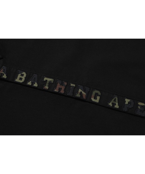 A BATHING APE(アベイシングエイプ)の「1ST CAMO APPLIQUE OXFORD SS SHIRT(シャツ/ブラウス・メンズ・ブラック/ブルー/ホワイト・SMALL/X-LARGE/LARGE/MEDIUM/XX-LARGE)」の8枚目の写真