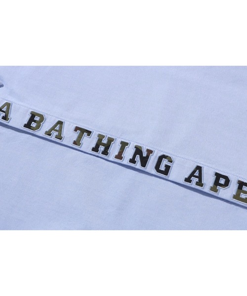 A BATHING APE(アベイシングエイプ)の「1ST CAMO APPLIQUE OXFORD SS SHIRT(シャツ/ブラウス・メンズ・ブラック/ブルー/ホワイト・SMALL/X-LARGE/LARGE/MEDIUM/XX-LARGE)」の9枚目の写真