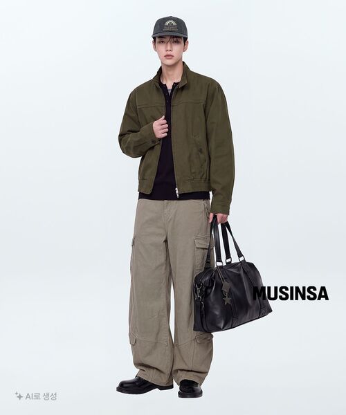 LEARVE（ルアブ）の「スプリットアークカーブドカーゴパンツアッシュグレー（デニムパンツ・メンズ・その他・LARGE/MEDIUM/SMALL/X-LARGE）」の5枚目の写真