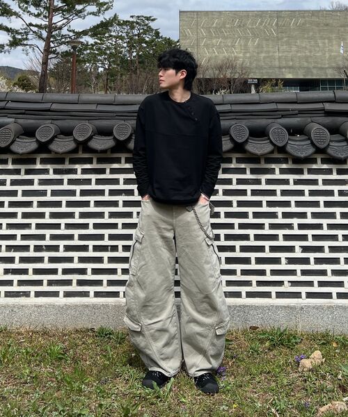 LEARVE（ルアブ）の「スプリットアークカーブドカーゴパンツアッシュグレー（デニムパンツ・メンズ・その他・LARGE/MEDIUM/SMALL/X-LARGE）」の15枚目の写真