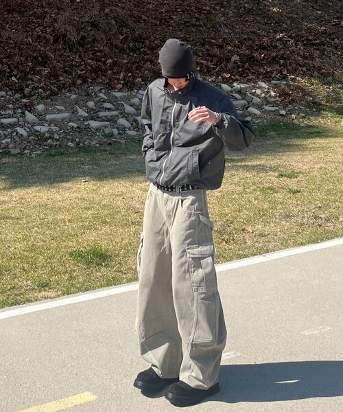 LEARVE（ルアブ）の「スプリットアークカーブドカーゴパンツアッシュグレー（デニムパンツ・メンズ・その他・LARGE/MEDIUM/SMALL/X-LARGE）」の17枚目の写真