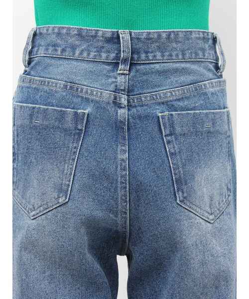 MERCURYDUO（マーキュリーデュオ）の「ストレートデニムパンツ（デニムパンツ・レディース・ライトブルー/ブルー・MEDIUM/SMALL）」の19枚目の写真