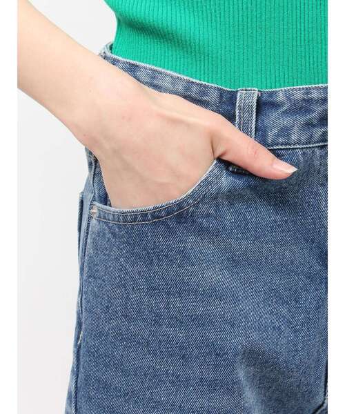 MERCURYDUO（マーキュリーデュオ）の「ストレートデニムパンツ（デニムパンツ・レディース・ライトブルー/ブルー・MEDIUM/SMALL）」の21枚目の写真