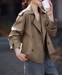 CHUL（チュル）の「ショートトレンチコート（トレンチコート）」