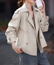 CHUL（チュル）の「ショートトレンチコート（トレンチコート）」