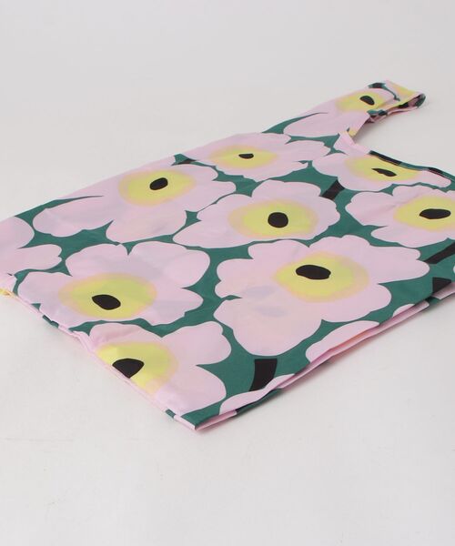 marimekko(マリメッコ)の「Unikko / Smartbag(エコバッグ/サブバッグ・レディース・ライトブルー/ライトピンク・FREE)」の11枚目の写真