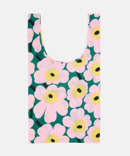 marimekko(マリメッコ)の「Unikko / Smartbag(エコバッグ/サブバッグ・レディース・ライトブルー/ライトピンク・FREE)」の8枚目の写真