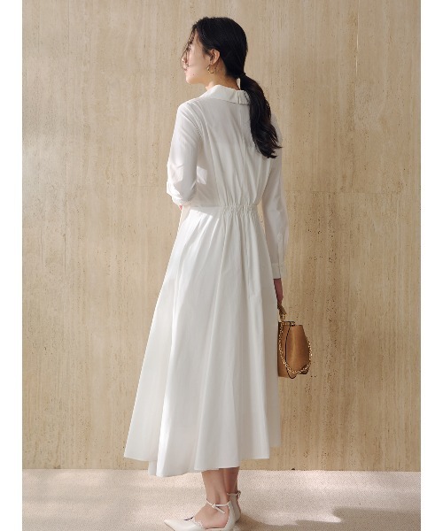 anuans（アニュアンス）の「カシュクールシャツワンピース（シャツワンピース・レディース・ブルー/ホワイト/ネイビー・SMALL/MEDIUM）」の12枚目の写真