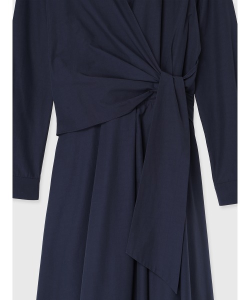 anuans（アニュアンス）の「カシュクールシャツワンピース（シャツワンピース・レディース・ブルー/ホワイト/ネイビー・SMALL/MEDIUM）」の7枚目の写真