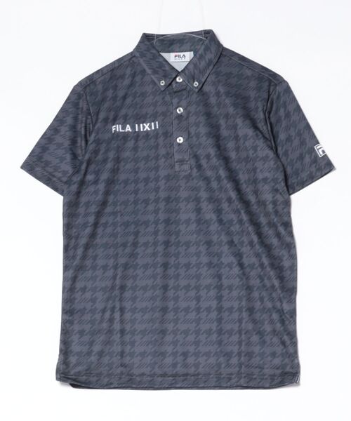 FILA GOLF（フィラゴルフ ）の「柄半袖シャツ（シャツ/ブラウス・メンズ・ホワイト/ネイビー/カーキ・X-LARGE/LARGE/XX-LARGE/MEDIUM）」の3枚目の写真