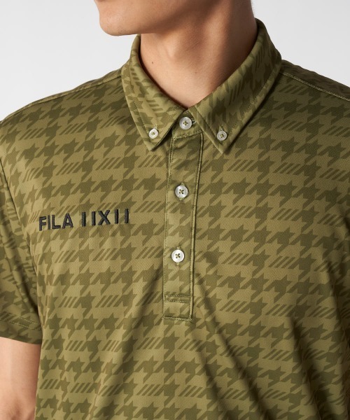 FILA GOLF（フィラゴルフ ）の「柄半袖シャツ（シャツ/ブラウス・メンズ・ホワイト/ネイビー/カーキ・X-LARGE/LARGE/XX-LARGE/MEDIUM）」の16枚目の写真
