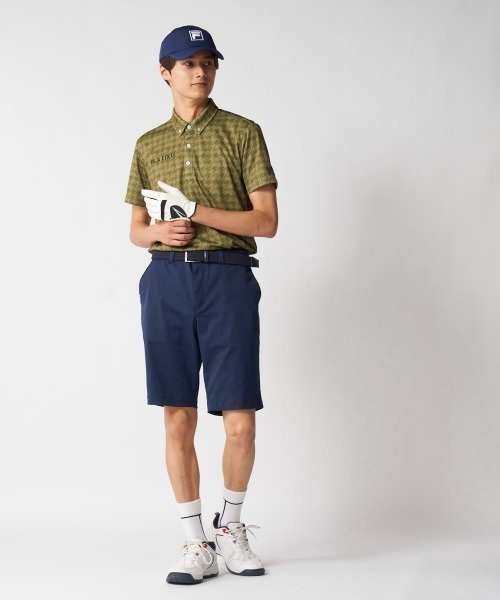 FILA GOLF（フィラゴルフ ）の「柄半袖シャツ（シャツ/ブラウス・メンズ・ホワイト/ネイビー/カーキ・X-LARGE/LARGE/XX-LARGE/MEDIUM）」の7枚目の写真