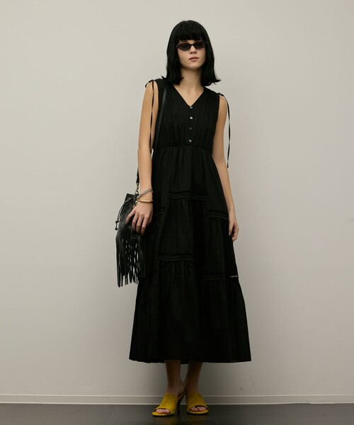 CARVING TRIBES(カービングトライブス)の「FringeBag(ショルダーバッグ・レディース・ブラック/ベージュ系その他・FREE)」の3枚目の写真