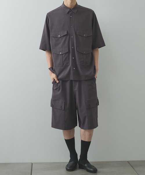 UJOH（ウジョー）の「【UJOH HOMME/ウジョー】2×4 Cargo Pocket Half PNT（その他パンツ・メンズ・グレー/ブラック/ブラウン・4/5）」の5枚目の写真