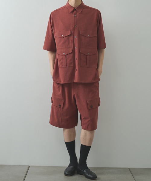 UJOH（ウジョー）の「【UJOH HOMME/ウジョー】2×4 Cargo Pocket Half PNT（その他パンツ・メンズ・グレー/ブラック/ブラウン・4/5）」の6枚目の写真