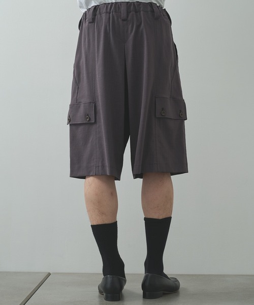 UJOH（ウジョー）の「【UJOH HOMME/ウジョー】2×4 Cargo Pocket Half PNT（その他パンツ・メンズ・グレー/ブラック/ブラウン・4/5）」の15枚目の写真