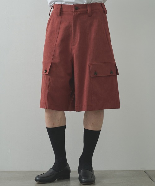 UJOH（ウジョー）の「【UJOH HOMME/ウジョー】2×4 Cargo Pocket Half PNT（その他パンツ・メンズ・グレー/ブラック/ブラウン・4/5）」の19枚目の写真