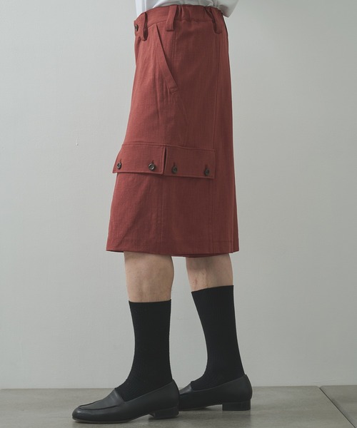 UJOH（ウジョー）の「【UJOH HOMME/ウジョー】2×4 Cargo Pocket Half PNT（その他パンツ・メンズ・グレー/ブラック/ブラウン・4/5）」の20枚目の写真