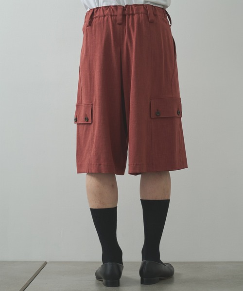 UJOH（ウジョー）の「【UJOH HOMME/ウジョー】2×4 Cargo Pocket Half PNT（その他パンツ・メンズ・グレー/ブラック/ブラウン・4/5）」の21枚目の写真