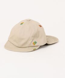 hakka baby（ハッカベビー）の「[ベビー]フルーツ刺繍／ハンバーガー刺繍日よけ付きキャップ（キャップ）」