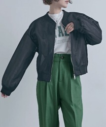 Dolce Fiora（ドルチェフィオラ）の「抜け感と立体感が軽やかに魅せるダンボールシアーMA-1ジャケット（ブルゾン）」