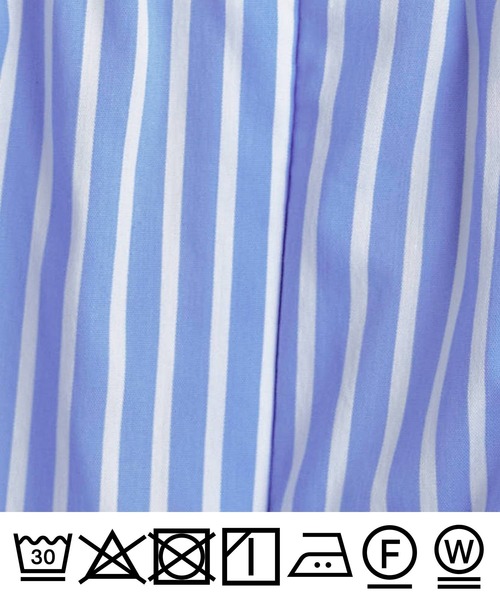 PICCIN(ピッチン)の「リボンストライプブラウス(シャツ/ブラウス・レディース・ブルー/サックスブルー・M)」の21枚目の写真