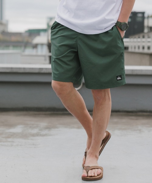 Quiksilver（クイックシルバー）の「Quiksilver/クイックシルバー EVERYDAY SOLID VOLLEY 19 Boardshorts ボードショーツ サーフパンツ 海パン 水陸両用 2026年春夏（その他パンツ・メンズ・ブラック/グリーン/ラベンダー/イエロー・M/L/XL）」の2枚目の写真