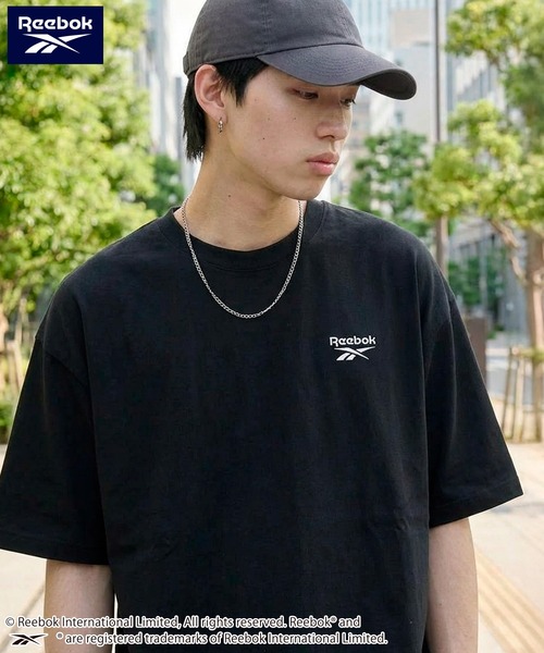 Reebok(リーボック)の「Reebok リーボック UVカット 接触冷感 ワンポイント ロゴT 半袖Tシャツ(Tシャツ/カットソー・メンズ・ブラック/ネイビー/ホワイト・M/L/LL)」の9枚目の写真