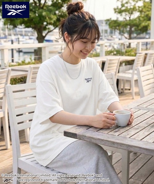 Reebok(リーボック)の「Reebok リーボック UVカット 接触冷感 ワンポイント ロゴT 半袖Tシャツ(Tシャツ/カットソー・メンズ・ブラック/ネイビー/ホワイト・M/L/LL)」の7枚目の写真
