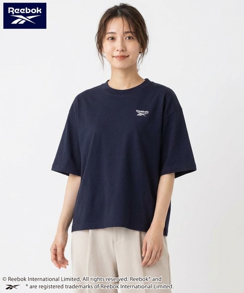 Reebok(リーボック)の「Reebok リーボック UVカット 接触冷感 ワンポイント ロゴT 半袖Tシャツ(Tシャツ/カットソー・メンズ・ブラック/ネイビー/ホワイト・M/L/LL)」の13枚目の写真