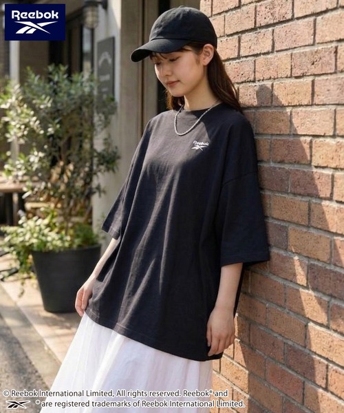 Reebok(リーボック)の「Reebok リーボック UVカット 接触冷感 ワンポイント ロゴT 半袖Tシャツ(Tシャツ/カットソー・メンズ・ブラック/ネイビー/ホワイト・M/L/LL)」の12枚目の写真