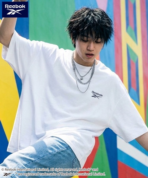 Reebok(リーボック)の「Reebok リーボック UVカット 接触冷感 ワンポイント ロゴT 半袖Tシャツ(Tシャツ/カットソー・メンズ・ブラック/ネイビー/ホワイト・M/L/LL)」の6枚目の写真