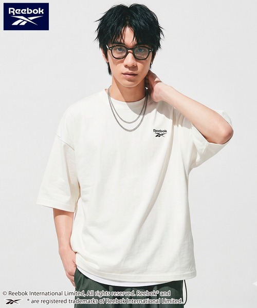 Reebok(リーボック)の「Reebok リーボック UVカット 接触冷感 ワンポイント ロゴT 半袖Tシャツ(Tシャツ/カットソー・メンズ・ブラック/ネイビー/ホワイト・M/L/LL)」の8枚目の写真