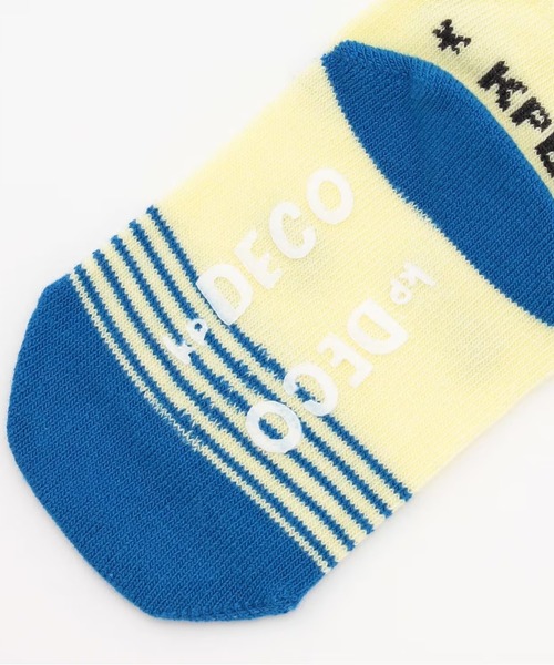 KP DECO（ケーピーデコ）の「電車柄 ショートソックス（ソックス/靴下・キッズ・オフホワイト/クリーム・14cm/16cm/18cm）」の4枚目の写真