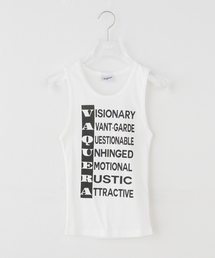 VAQUERA / バケラ WOMEN ANAGRAM TANK TOP