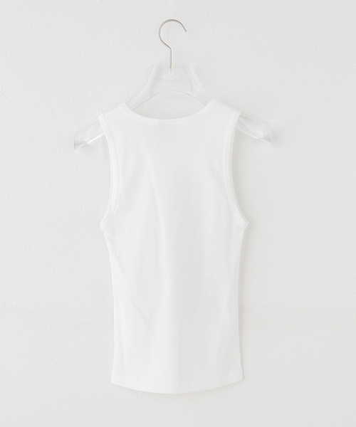 VAQUERA(バケラ)の「VAQUERA / バケラ WOMEN ANAGRAM TANK TOP(タンクトップ・レディース・ホワイト・SMALL/MEDIUM)」の2枚目の写真