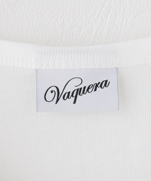 VAQUERA(バケラ)の「VAQUERA / バケラ WOMEN ANAGRAM TANK TOP(タンクトップ・レディース・ホワイト・SMALL/MEDIUM)」の4枚目の写真