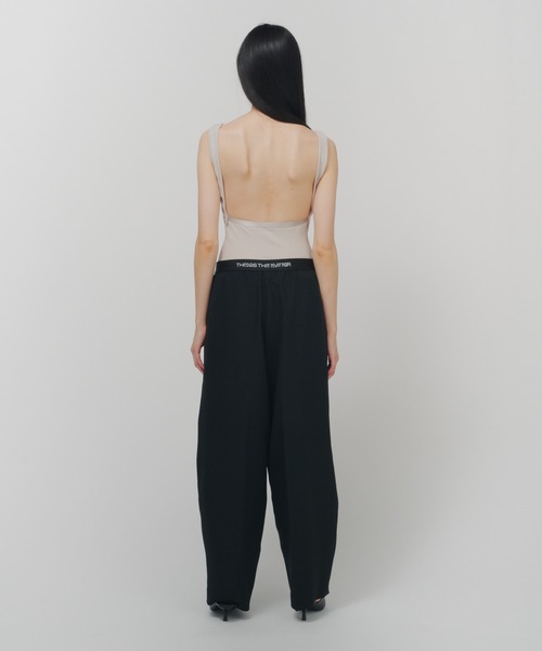 THINGS THAT MATTER(シングス ザット マター)の「RELAX CURVE PANTS / リラックス カーブ パンツ / ZOZOTOWN限定商品(スラックス・レディース・ブラウン/グレー/ブラック・1/2)」の15枚目の写真