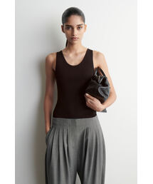 COS | ニットスクープネック タンクトップ(タンクトップ)