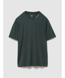 GAP（ギャップ）の「ヘビーウェイト GAPロゴ リラックスフィット クロップドTシャツ（Tシャツ/カットソー）」